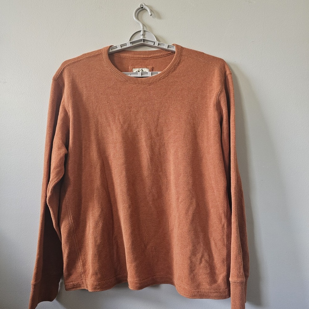 Vintage Eddie Bauer Sportshop Men's XL Legend‎ Wash Long Sleeve Waffle